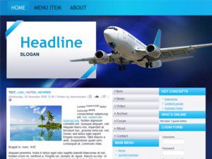 free joomla template internet business
