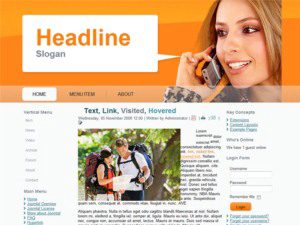 free drupal theme communication company