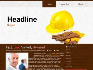 free drupal theme construction business