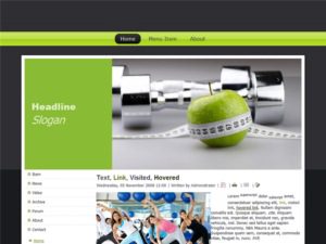 free wordpress theme loose weight