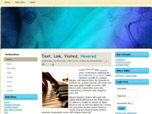 free drupal theme blue passion