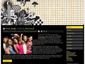 free drupal theme abstract circles