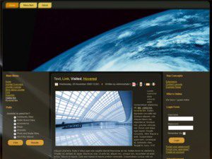 free wordpress theme yellow flowers