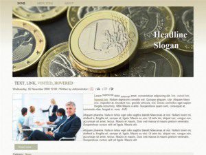 free wordpress theme stack of coins
