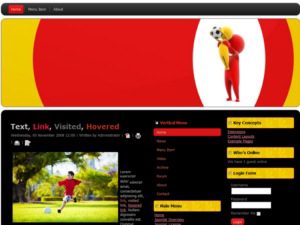 free drupal theme funior football
