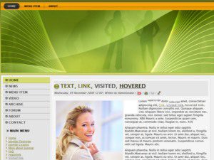 free drupal theme green clovers