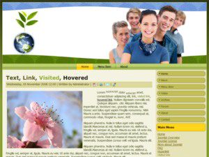 free wordpress theme st valentines hearts